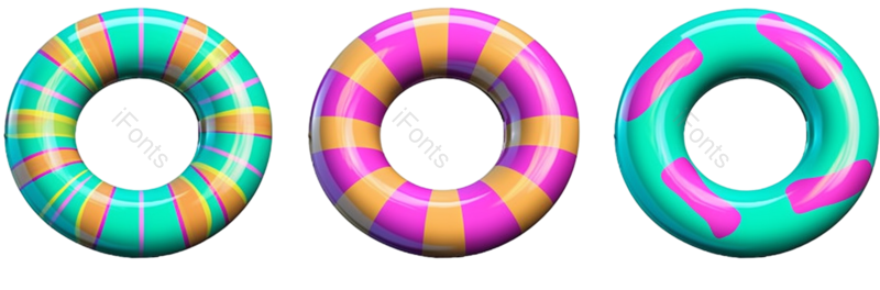 卡通图片,立体元素,度假PNG,装饰元素免抠素材